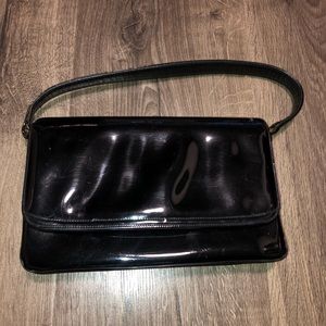 Vintage Coblentz Patent Leather Black Purse